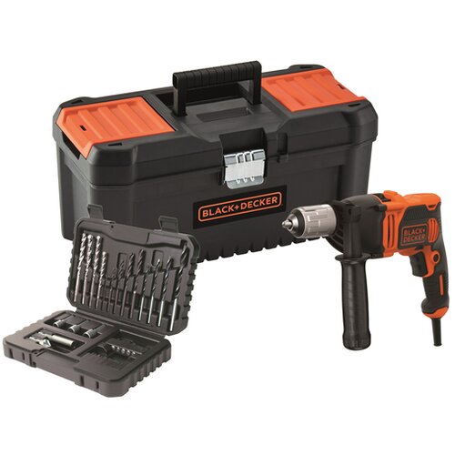 Black & Decker BEH850KA32 udarna bušilica 850W sa priborom 32 kom Cene