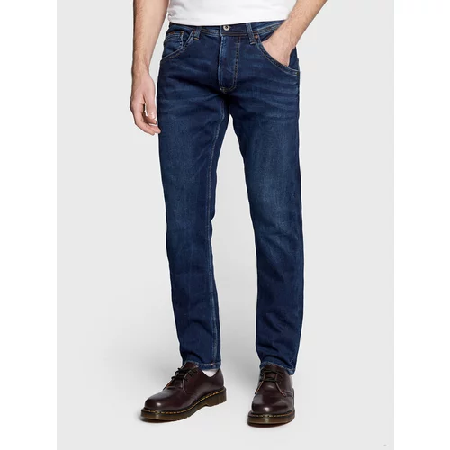 PepeJeans Jeans hlače Track PM206328 Mornarsko modra Regular Fit
