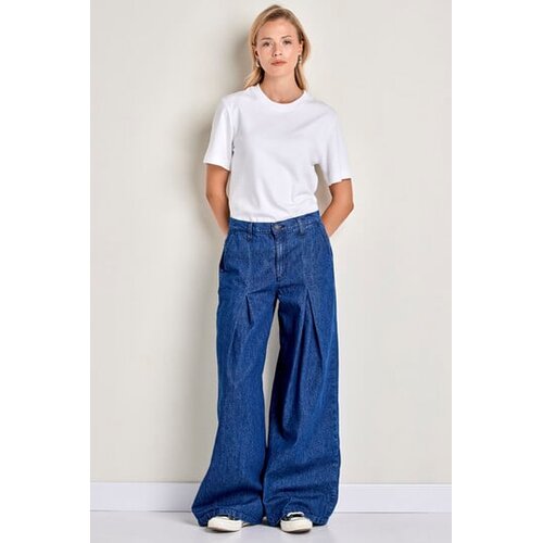 Legendww zenske wide leg farmerke visokog struka - model 235 Cene