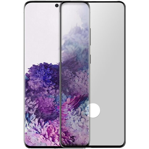 AVIZAR Folija za Samsung Galaxy S20 iz 9H ukrivljenega kaljenega stekla, popoln oprijem - prozoren crn obris, (20607064) Cene