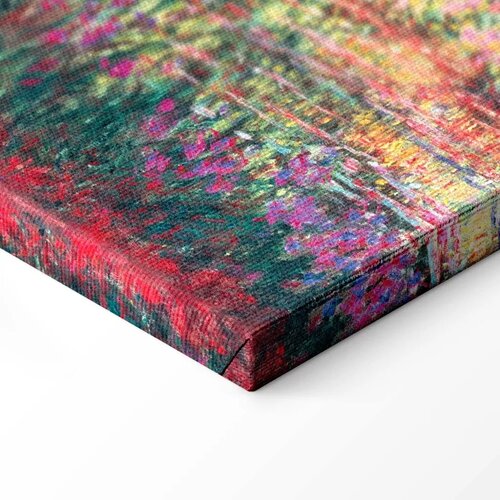  Slika - Claude Monet &amp;ndash; The Japanese Footbridge 60x60 Na talijanskom platnu Slike