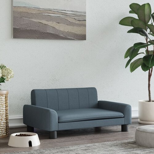 vidaXL Pasja postelja temno siva 70x45x30 cm blago Cene