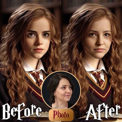  Slika s fotografije Hermione Granger - Genius Student Cene