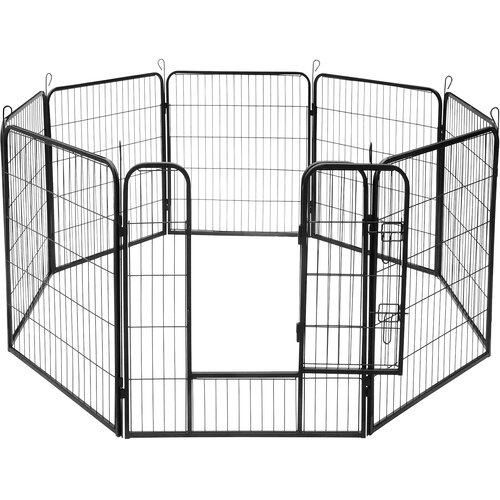 8 delna kovinska modularna ograda za kužke ali mačke 80x100cm Cene
