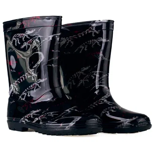 SHELOVET High boys' wellies with pattern black