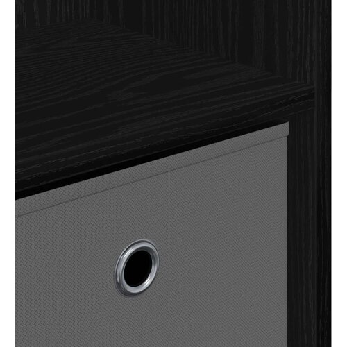  Kreveta s ladicama Crni hrast 102 x 32 x 73,5 cm Slike