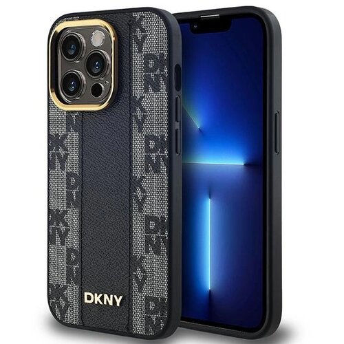 Dkny USNJEN KARIRAN OVITEK MAGSAFE ZA IPHONE 13 PRO 13 ČRN, (21898769) Cene