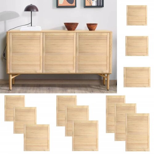 VidaXL Vrata z letvicami 2 kosa trdna borovina 69x49,4 cm Slike