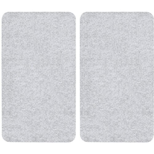 Allstar Poklopci za štednjake od kaljenog stakla u setu od 2 kom 52x30 cm Transparent - Cijene
