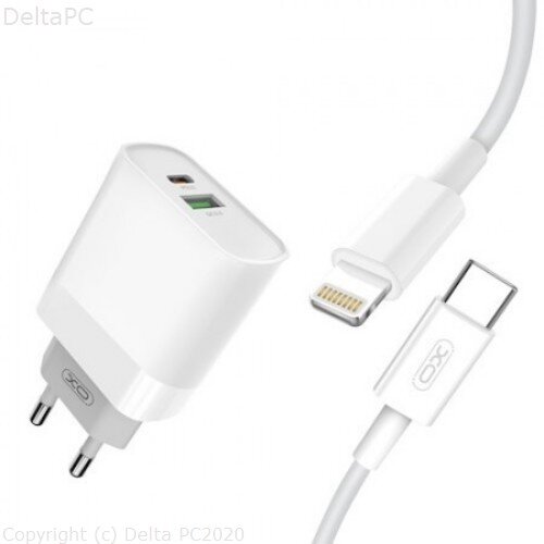 XO Charger L64 QC3.0+PD Fast Charger + Lightning cable Cijene