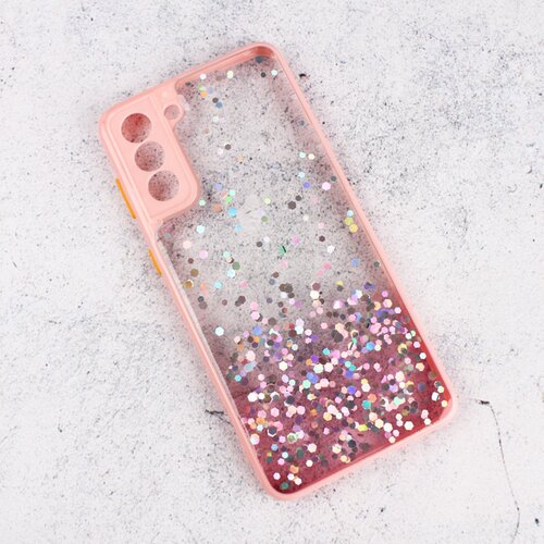 Teracell maska frame glitter za samsung G996F galaxy S21 plus roze Slike