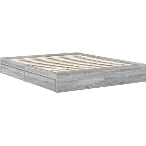  s od storage Siva Sonoma 160 x 200 cm Konstruirano drvo Slike