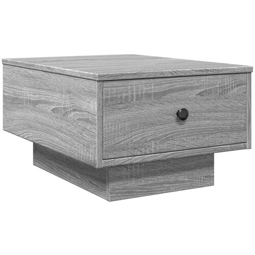 Maison Chic Klubska mizica - kavna mizica - Nizka mizica siva sonoma 60x45x31 cm inženirski les, (21753213) Slike
