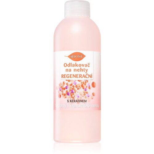 Bione Cosmetics Odlakovač na nehty odstranjevalec laka za nohte s keratinom 200 ml Cene