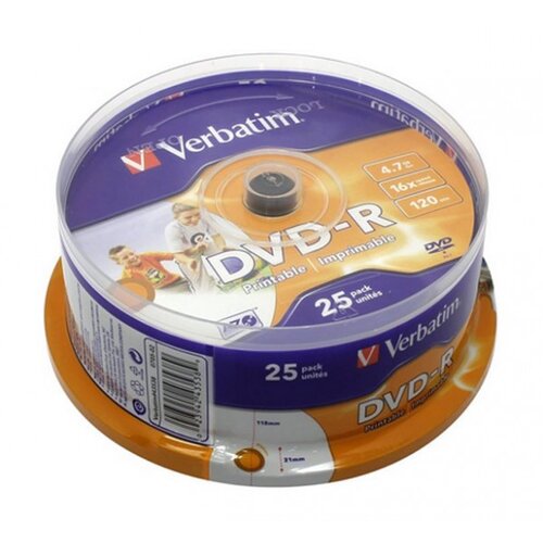 Verbatim DVD-R , na osi 25/1, Photo Printable Cene