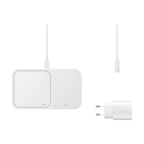 Samsung indukcijski punjač 2.77 A Wireless Charger Duo EP-P5400 EP-P5400BWEGEU Izlazi USB-C&amp;trade; bijela Slike