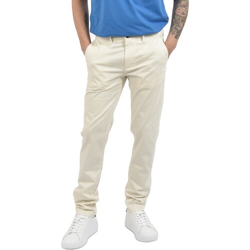 Tommy Hilfiger Hlače s 5 žepi MW0MW41924 Bela Cene