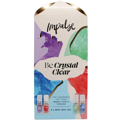 Impulse be crystal clear Ženski Bodi mist, Poklon set 4x150ml Cene