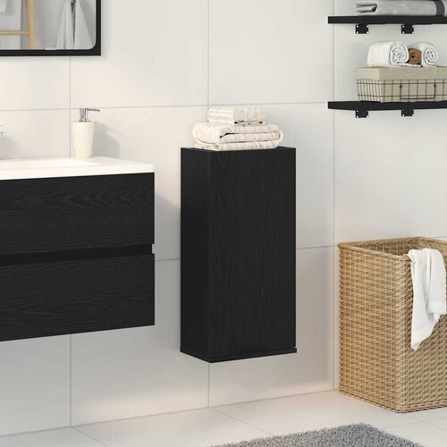 vidaXL Zidni ormarić crni hrast 32x20x67 cm inženjerski drvo Cijene