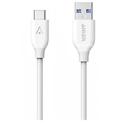 Anker USB Kabl PowerLine Select 0,9m USB-A to USB-C (Bela) USB 2.0 Slike