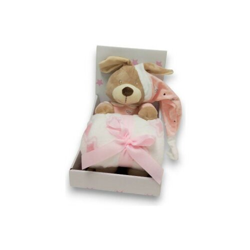 Bbo set igračka + ćebence sleepy bear (20tb0167) - pink ( 20TB0167-2PINK ) Cene