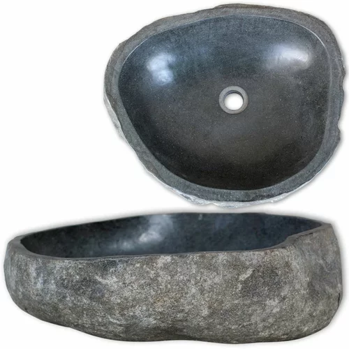  Umivaonik od rječnog kamena ovalni 38-45 cm