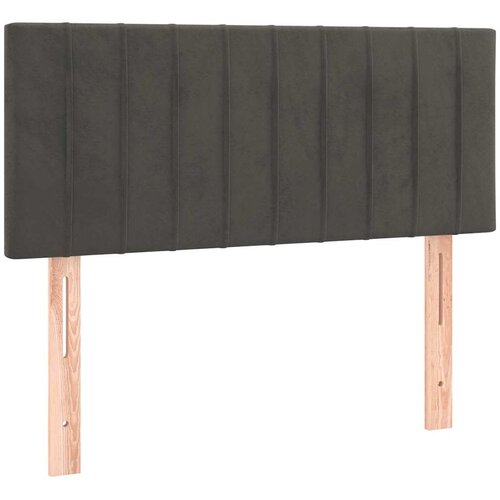 Box spring krevet s madracem tamnosivi 100x200 cm bar&amp;scaron;unasti Slike