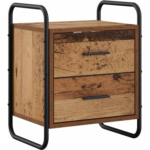  Viseći Noćni Ormar Staro drvo 40 x 30 x 50 cm Konstruirano drvo Cijene