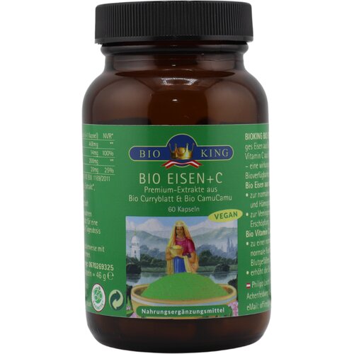 BioKing Bio željezo+C - 60 kaps. Slike