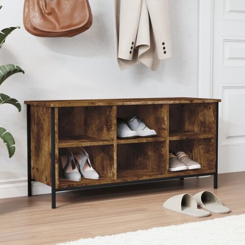 vidaXL Ormarić za cipele boja hrasta 100x35x50 cm konstruirano drvo Cijene