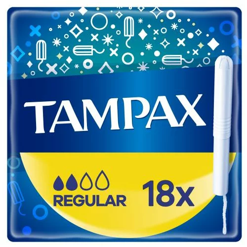 Tampax Non-Plastic Regular Set tampon s aplikatorom 18 kom