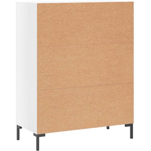  Komoda sjajna bijela 69,5x34x90 cm od konstruiranog drva Slike