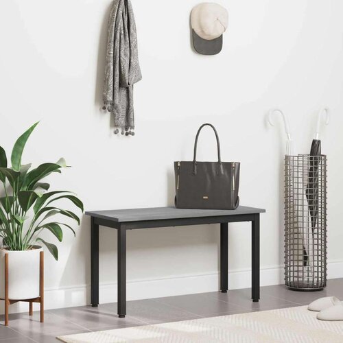  Klupa Siva Sonoma 80 x 35 x 45 cm Konstruirano drvo Slike