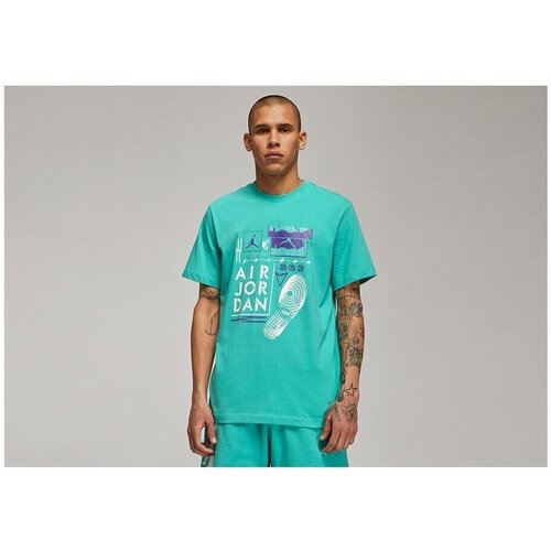Nike Majice s kratkimi rokavi Air Jordan Brand Graphic Crew 2 pisana Cene