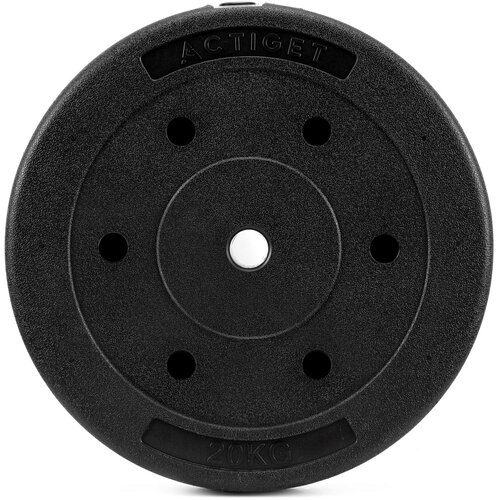 Springos Bitumenska utež 20 kg, kompozitni disk za vzvodno palico (premer 29 mm), disk za ročke., (5000218297) Slike