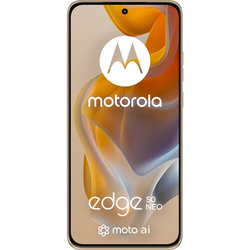 Motorola Edge 50 Neo 5G (6.4&amp;quot;) 120Hz Dual SIM Android 14 5G USB Type-C 12 GB 512 GB 4310 mAh Latte Beige Slike