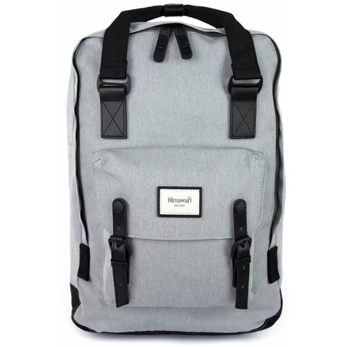 Himawari Unisex's Backpack Tr21313-7 Black/Light Grey
