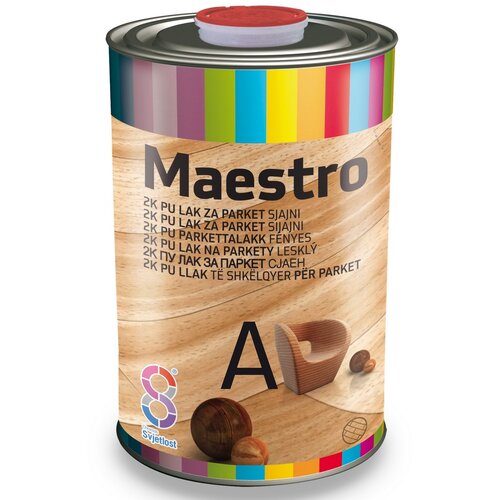 CHROMOS SVJETLOST Lak za parket Maestro 2K PU sjajni 1 l Cijene