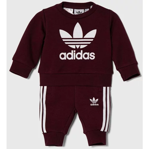 Adidas Komplet za dojenčka rdeča barva