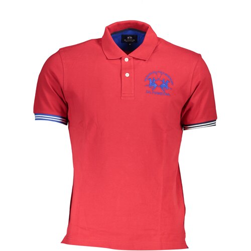 La Martina MEN&amp;amp;#39;S RED SHORT SLEEVED POLO SHIRT Slike
