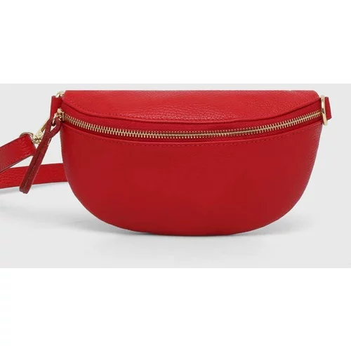 Answear Lab Kožna torbica oko struka boja: crvena