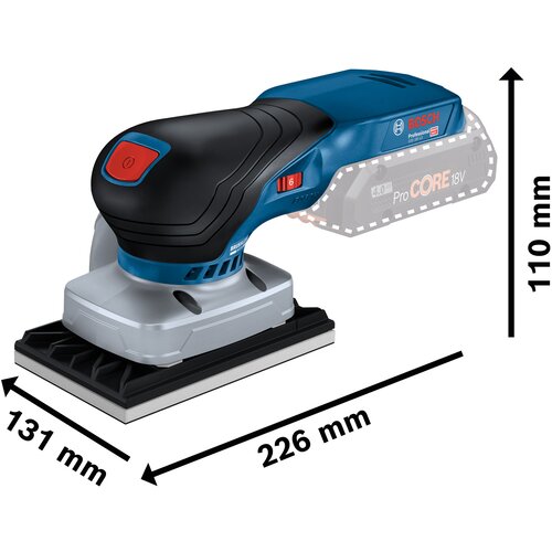 Bosch gss 18V-13 akumulatorska vibraciona brusilica/&amp;scaron;lajferica 06019L0100 Slike