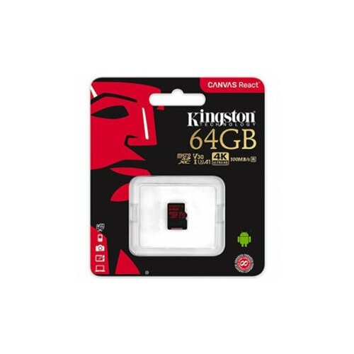 Kingston Canvas Select React Micro SD 64GB SDCR/64GBSP memorijska kartica Slike