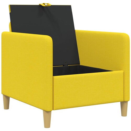 SOFA s pohranom Svijetlo žuta 72 x 78 x 87 cm Poliester Slike