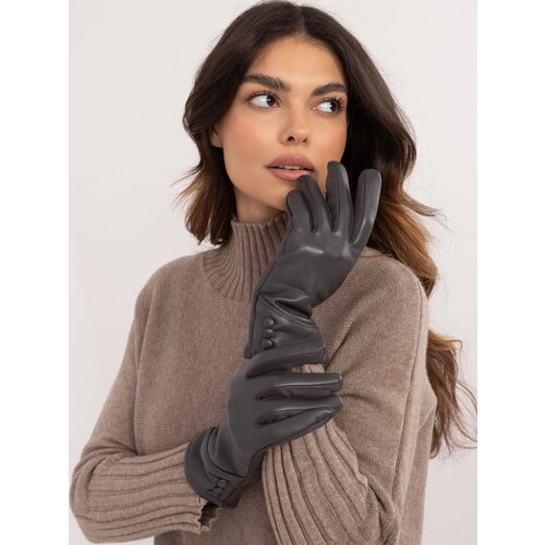 Wool Fashion Italia Gloves-AT-RK-239805.95-dark gray Slike