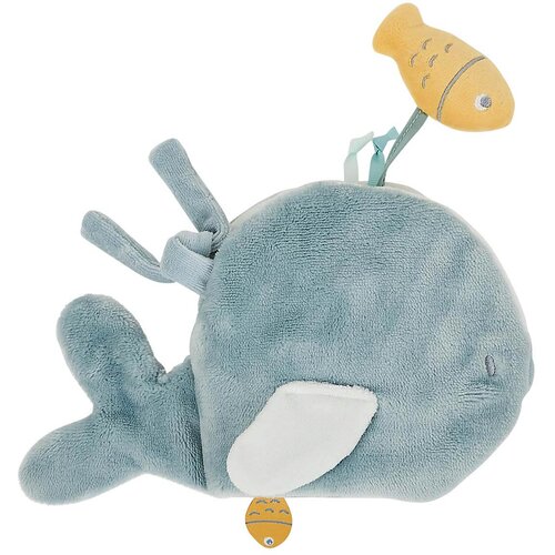Nattou romeo, jules & sally aktivnostna knjigica whale sally marble green Cene