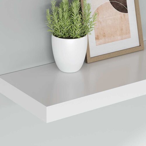  Plutajuće zidne police 4 kom bijele 60 x 23,5 x 3,8 cm MDF Slike
