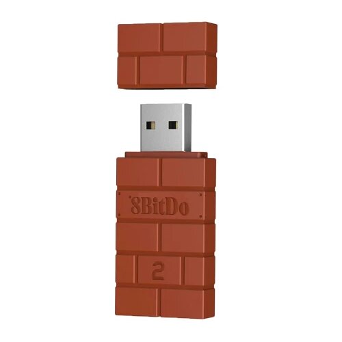 8BitDo Univerzalni gamepad adapter USB Wireless Adapter 2 PC/PS/Mac/Xbox/Switch/Android brick Slike