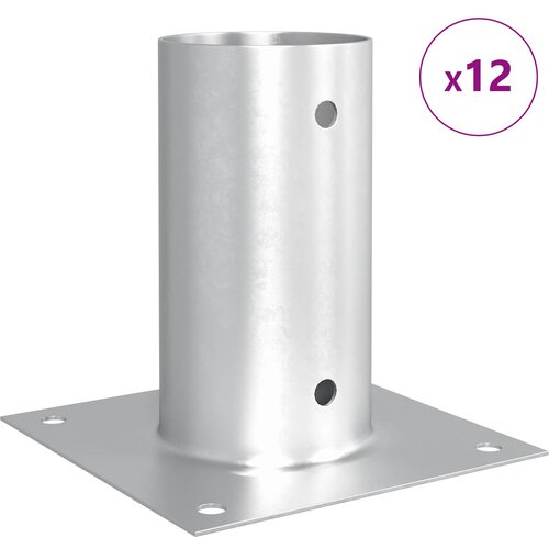  Okrugli sidri&amp;scaron;te u zemlji 12 pcs Srebrna 15 x 15 x 15 cm Metal Slike