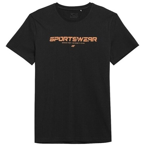 4f Majice s kratkimi rokavi SS23TTSHM364GBOKACZER Črna Cene